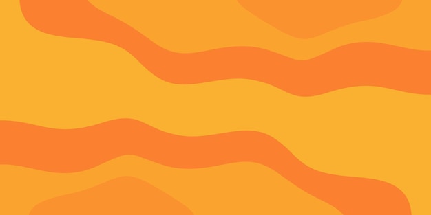Diseño de fondo naranja de patrón de onda abstracto para carteles de felicitación de póster de banner en las redes sociales