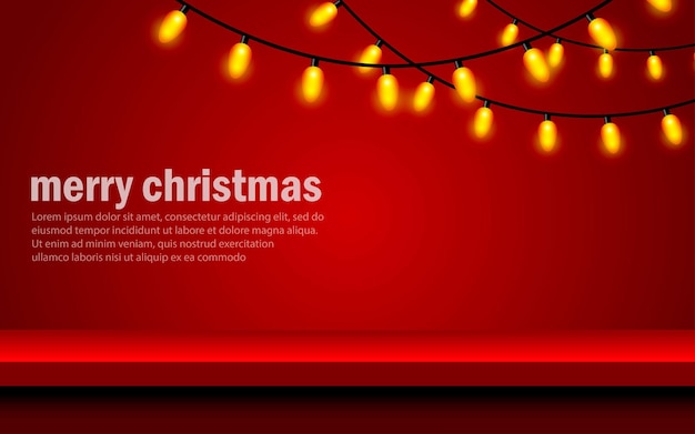 Diseño de fondo de Navidad feliz concepto de tema de invitación estandarte de felicitación de vacaciones y tarjeta