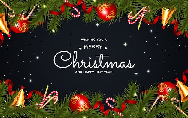Diseño de fondo de Navidad con gradiente