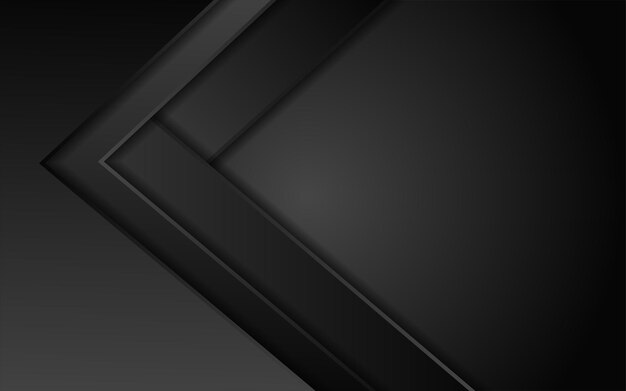 Diseño de fondo negro dinámico abstracto