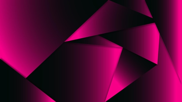 Diseño de fondo negro y rosa hd 4k en forma vectorial fácil de personalizar