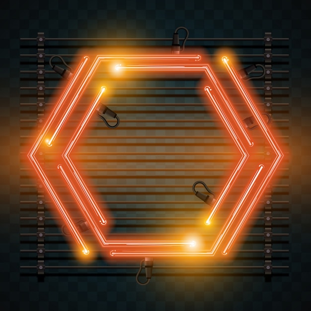 Diseño de fondo de neón