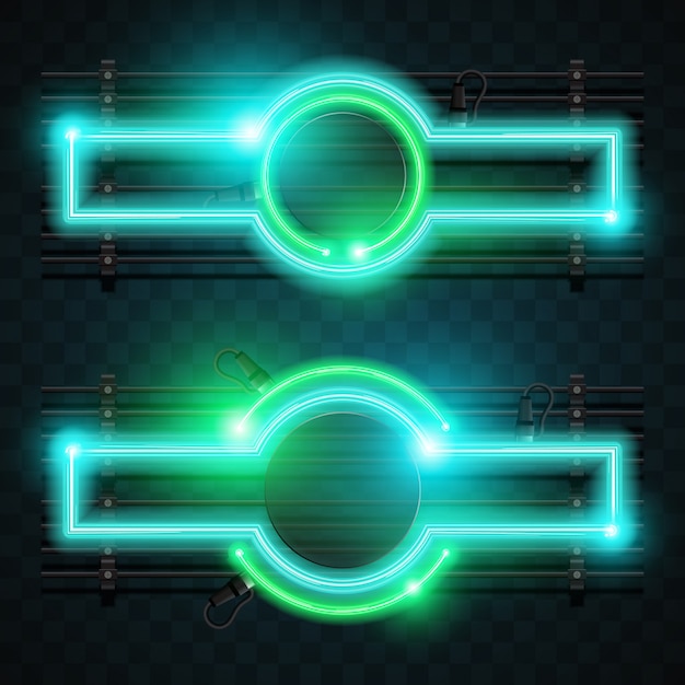 Diseño de fondo de neón