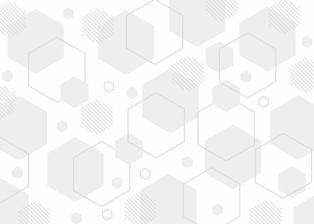 diseño de fondo o patrón hexagonal abstracto