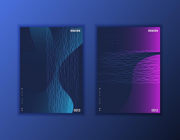 Diseño de fondo de onda abstracto