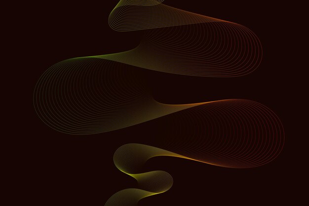 Diseño De Fondo De Onda Moderna Futura Abstracta