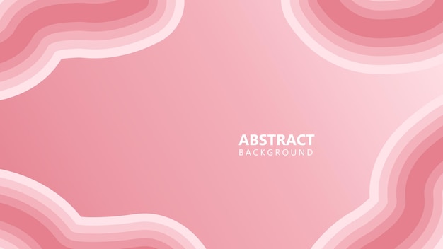Diseño de fondo ondulado abstracto rosado