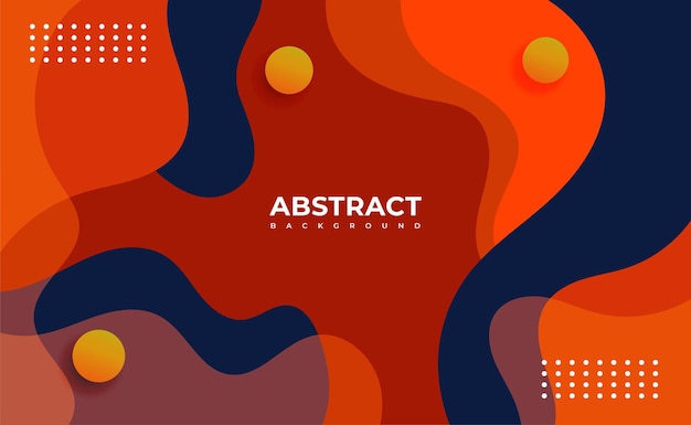 Diseño de fondo ondulado de estilo abstracto colorido Ilustración vectorial Adecuado para redes sociales, etc.
