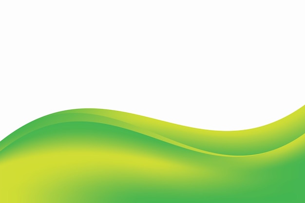 Diseño De Fondo Ondulado Verde