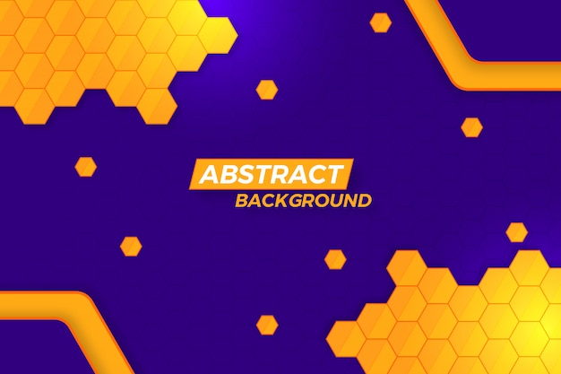 Diseño de fondo de oro abstracto polígono