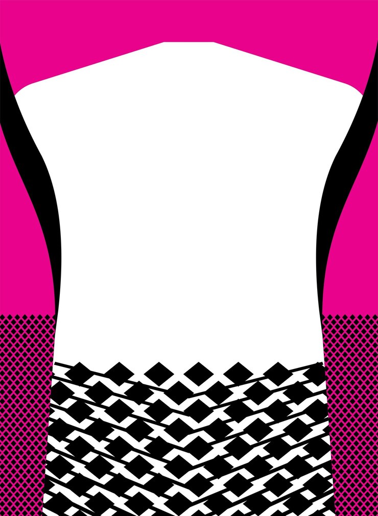 Vector diseño de fondo de patrón abstracto uniforme deportivo
