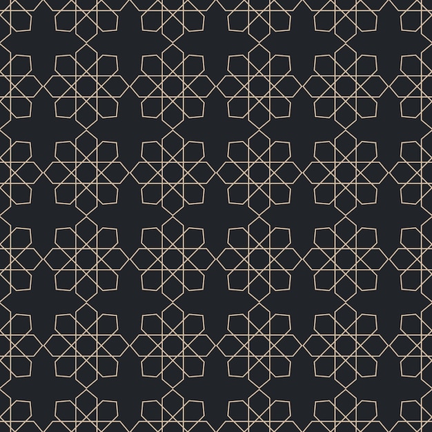 Diseño de fondo de patrón árabe