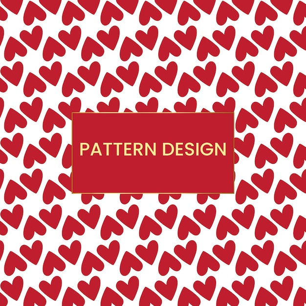 Diseño de fondo de patrón de estilo mínimo un fondo blanco con un corazón rojo