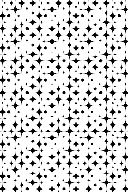 Diseño de fondo con patrón de estrella negra