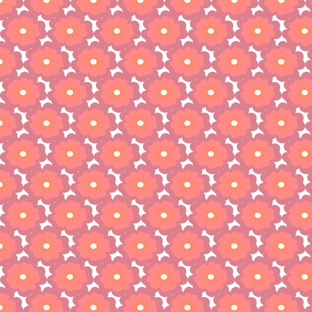 Diseño de fondo de patrón floral abstracto