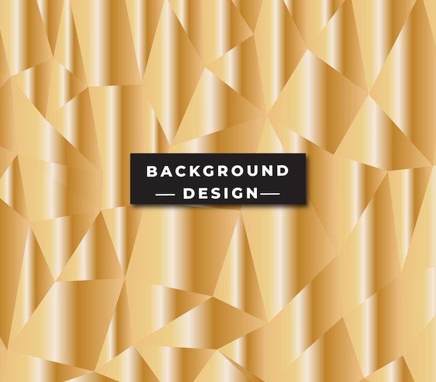 Diseño de fondo de patrón geométrico transparente dorado de vector libre
