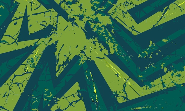 Vector diseño de fondo de patrón grunge abstracto verde