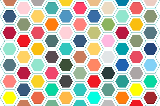 Diseño de fondo de patrón de vectores coloridos