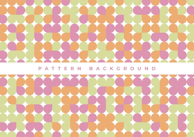 diseño de fondo de patrones sin fisuras de geometría colorida abstracta