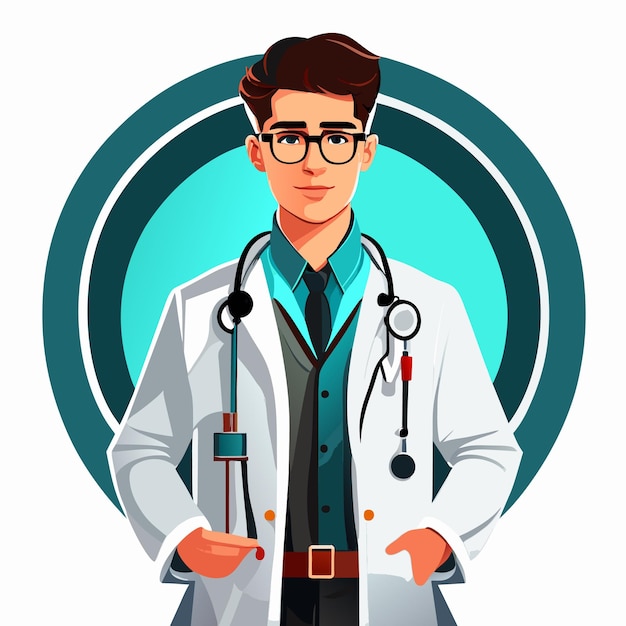 Diseño de fondo del personaje del Doctor