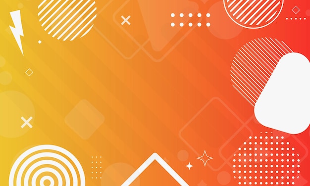 Diseño de fondo plano geométrico abstracto
