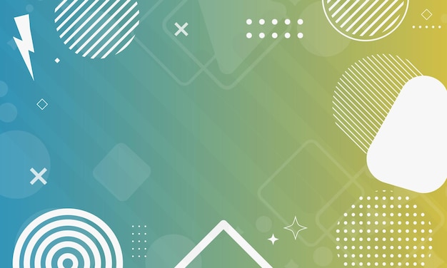 Diseño de fondo plano geométrico abstracto