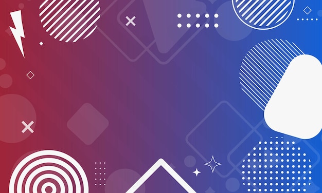 Diseño de fondo plano geométrico abstracto