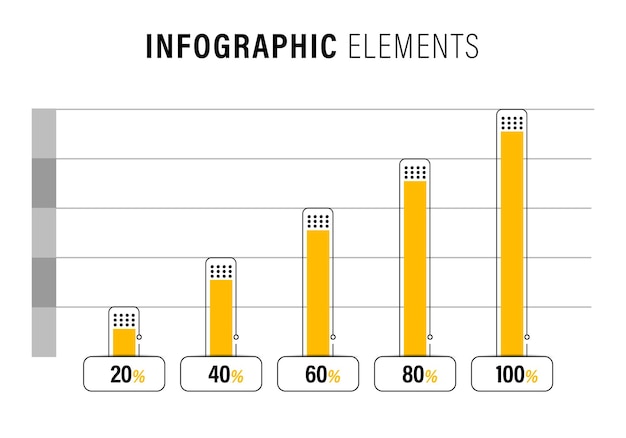 diseño de fondo de plantilla de pasos de infografía empresarial moderna