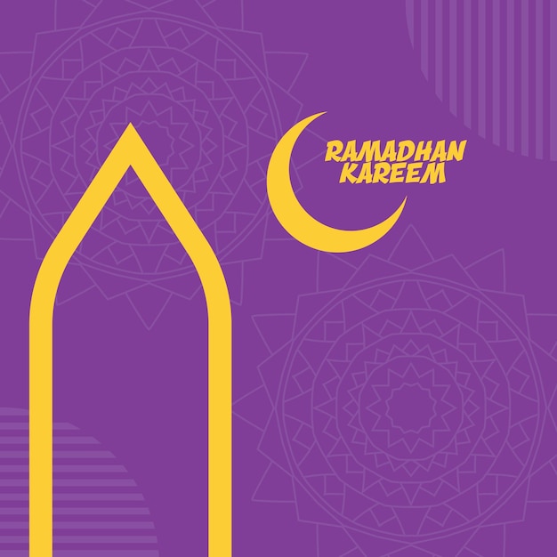 diseño de fondo de plantilla de ramadán