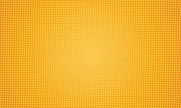 Diseño de fondo punteado abstracto amarillo