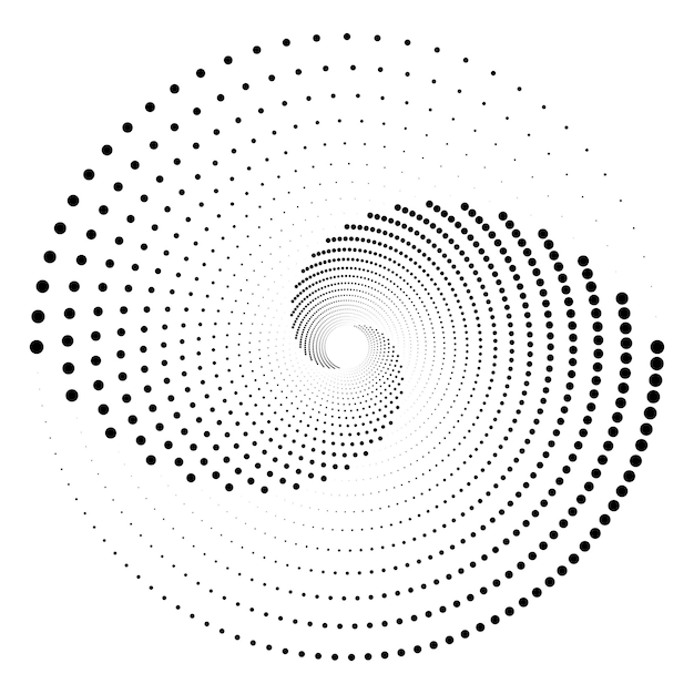 diseño de fondo de puntos de semitono abstracto