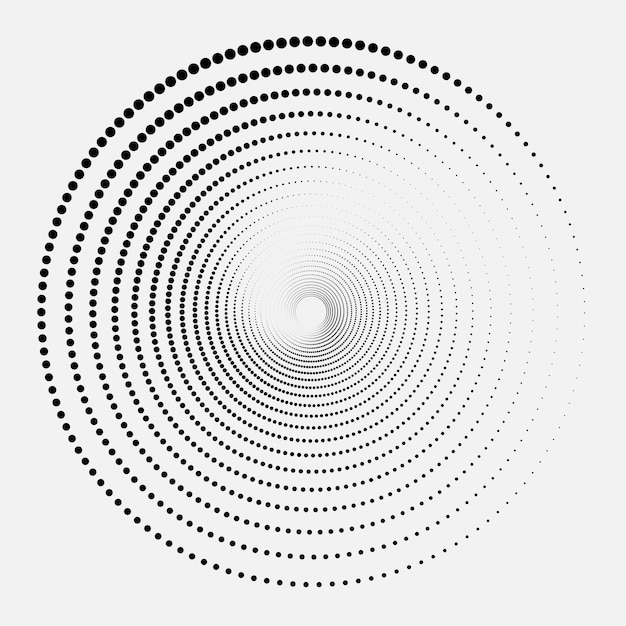 diseño de fondo de puntos de semitono abstracto