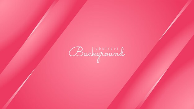 Diseño de fondo realista de línea geométrica rosa abstracta