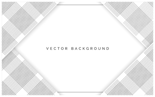 Diseño de fondo de rectángulo blanco y negro de lujo