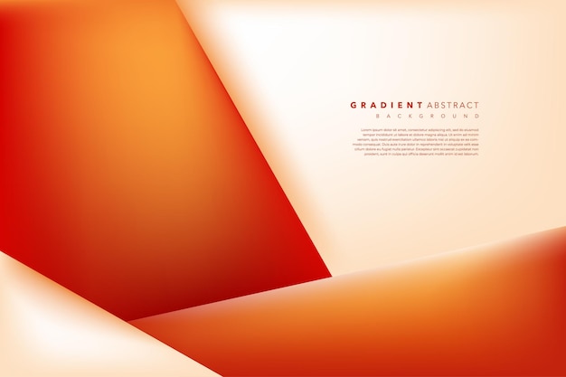diseño de fondo rojo abstracto con gradiente realista