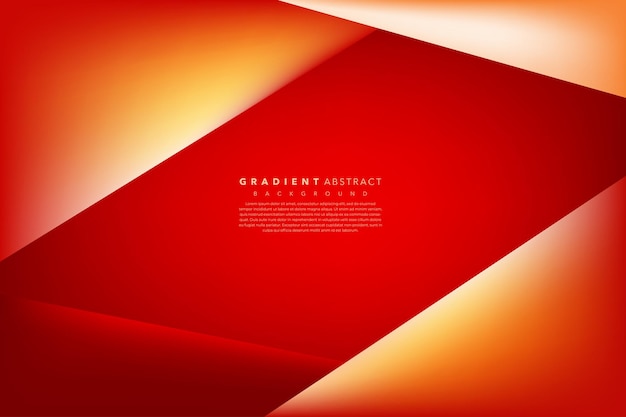 diseño de fondo rojo abstracto con gradiente realista