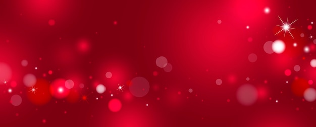 Diseño de fondo rojo bokeh