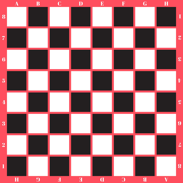 Diseño de fondo de tablero de ajedrez moderno vectorial Diseño de fondos de tabler o de ajedres en blanco y negro en plano
