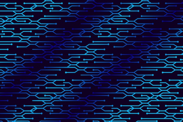Diseño de fondo de tecnología abstracta azul