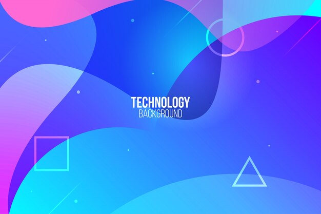 Diseño de fondo de tecnología abstracta