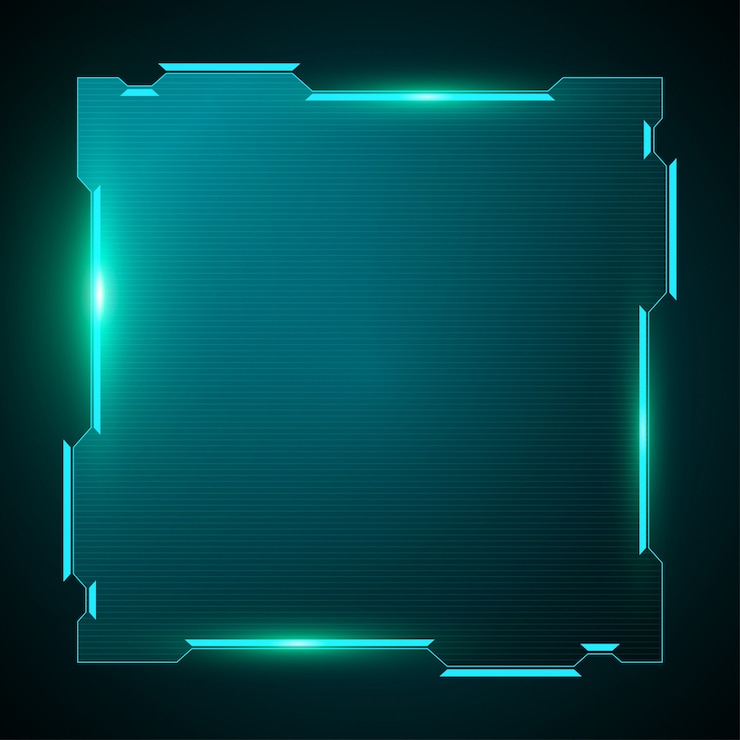 Vector diseño de fondo de tecnología cuadrado.