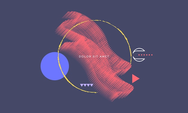 Diseño de fondo de tecnología de datos abstractos