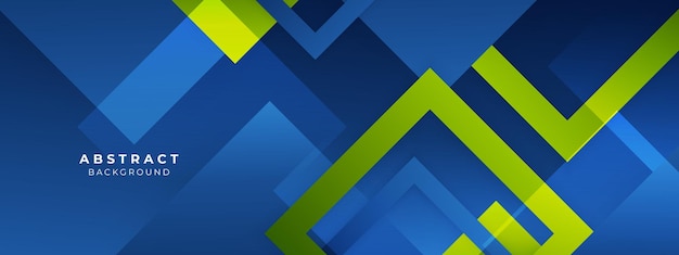 Diseño de fondo de tecnología moderna abstracta de formas geométricas azules y verdes Diseño de presentación gráfica abstracta de vector patrón de banner fondo de papel tapiz plantilla web