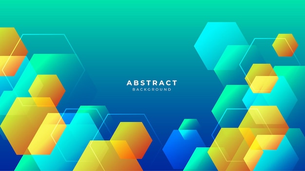 Diseño de fondo de tecnología moderna abstracta de formas geométricas vívidas vibrantes Vector diseño de presentación gráfica abstracta plantilla web de fondo de patrón de banner