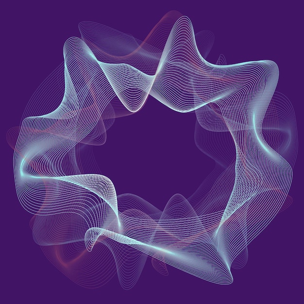Diseño de fondo de tecnología moderna Tecnología de explosión cuántica