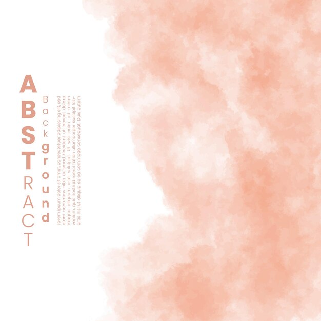 Diseño de fondo con textura de acuarela abstracta para su logotipo de banner de postal de fecha