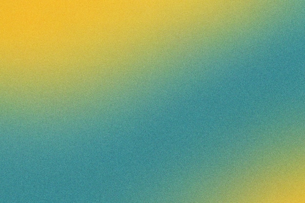 Diseño de fondo de textura granulada con gradiente amarillo y azulado vibrante