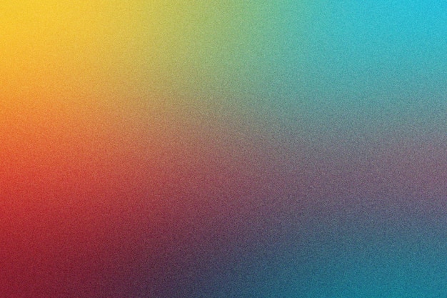 Diseño de fondo de textura granulada con gradiente amarillo marrón y cian elegante