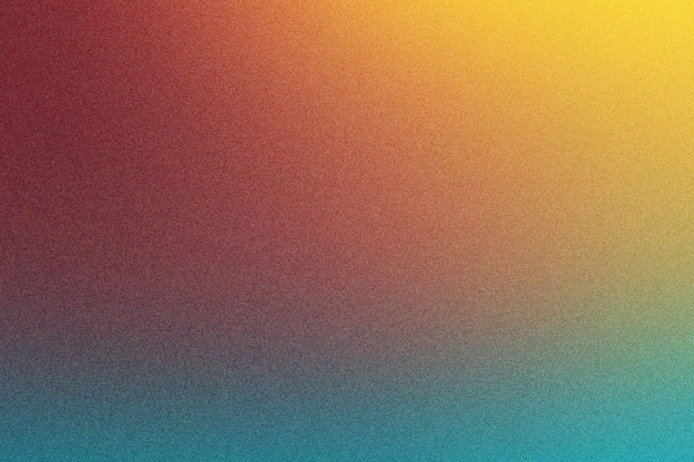 Diseño de fondo de textura granulada con gradiente amarillo turquesa marrón