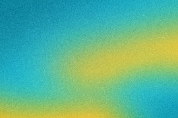Diseño de fondo de textura granulada con gradiente turquesa y amarilla